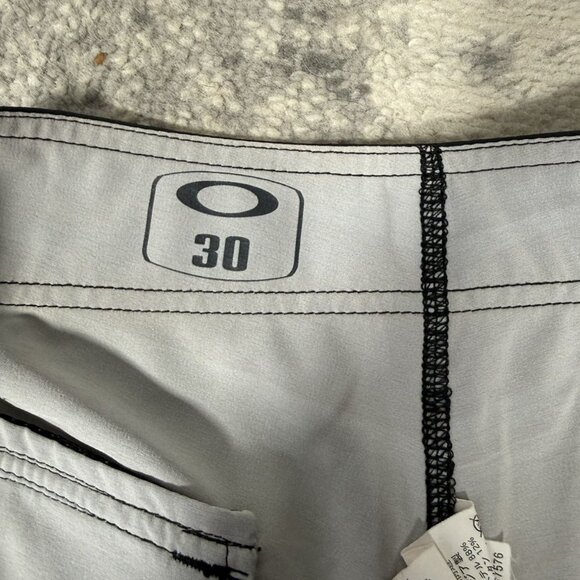 Y2K Oakley Forest Wood Board Shorts - Picture 5 of 7